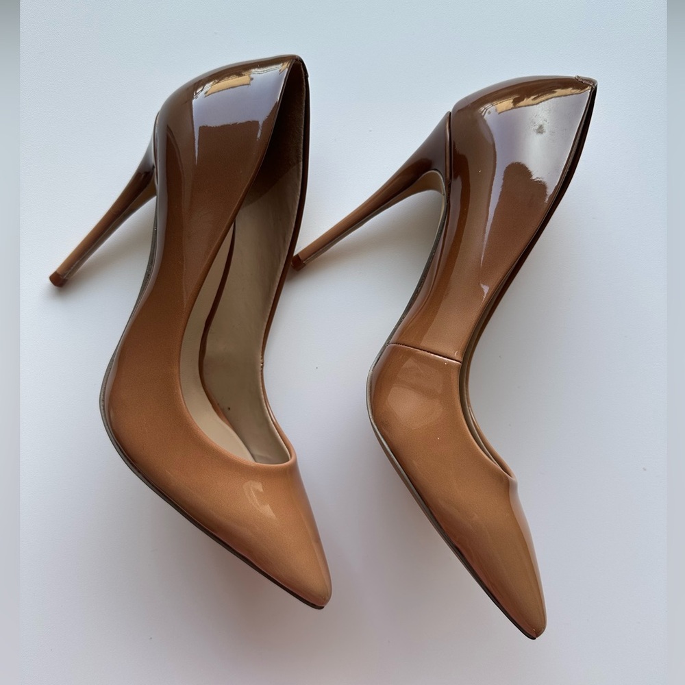 Aldo Ombre Brown + Tan Pointed Toe Heels Pumps | Size 6.5